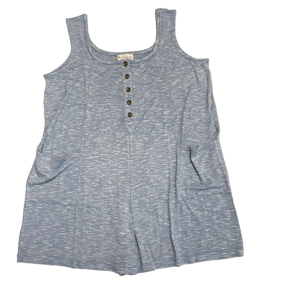 Koolaburra by UGG LightWeight Sweater Knit Romper in Heathered Blue‎ sz 1X
